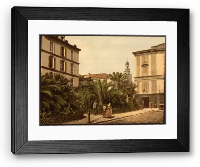 Framed Print : General view, San Remo, Riviera Framed Print : General view, San Remo, Riviera