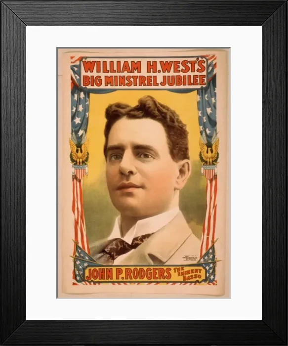 Framed Print : William H. Wests Big Minstrel Jubilee Framed Print : William H. Wests Big Minstrel Jubilee