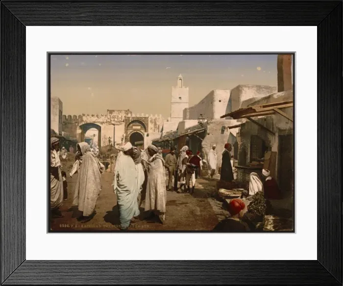 Framed Print : A street, Kairwan, Tunisia Framed Print : A street, Kairwan, Tunisia