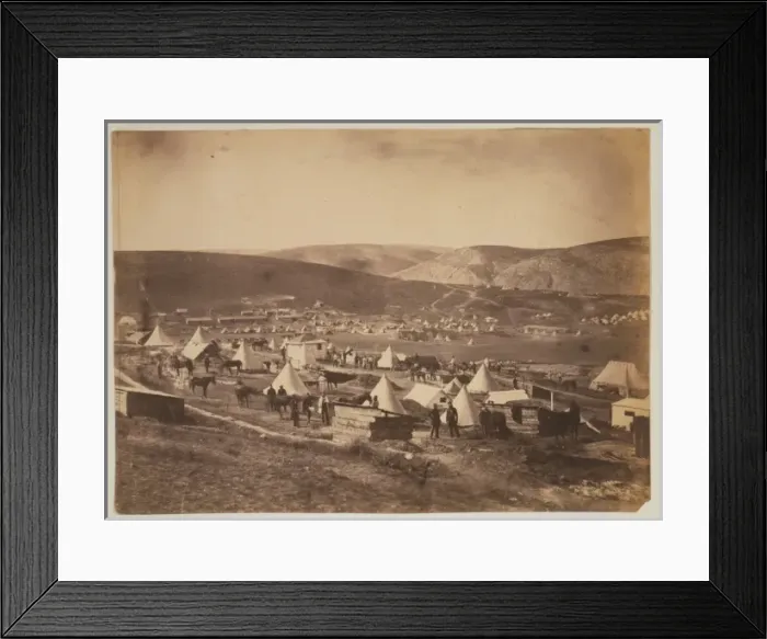 Framed Print : Camp of the 5th Dragoon Guards, looking towards Kadikoi Framed Print : Camp of the 5th Dragoon Guards, looking towards Kadikoi