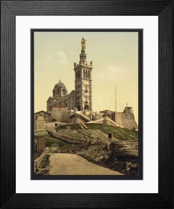 Framed Print : Notre Dame de la Garde II, Marseilles, France Framed Print : Notre Dame de la Garde II, Marseilles, France