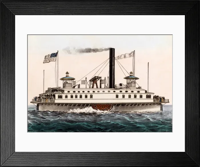 Framed Print : New York Ferry Boat Framed Print : New York Ferry Boat