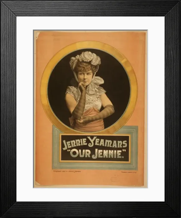Framed Print : Jennie Yeamans Our Jennie Jennie Yeamans Our Jennie