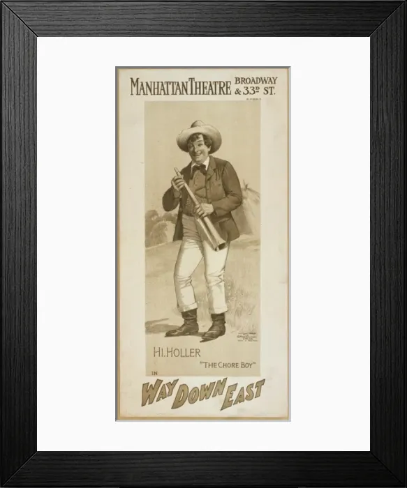 Framed Print : Hi. Holler in Way down East Framed Print : Hi. Holler in Way down East