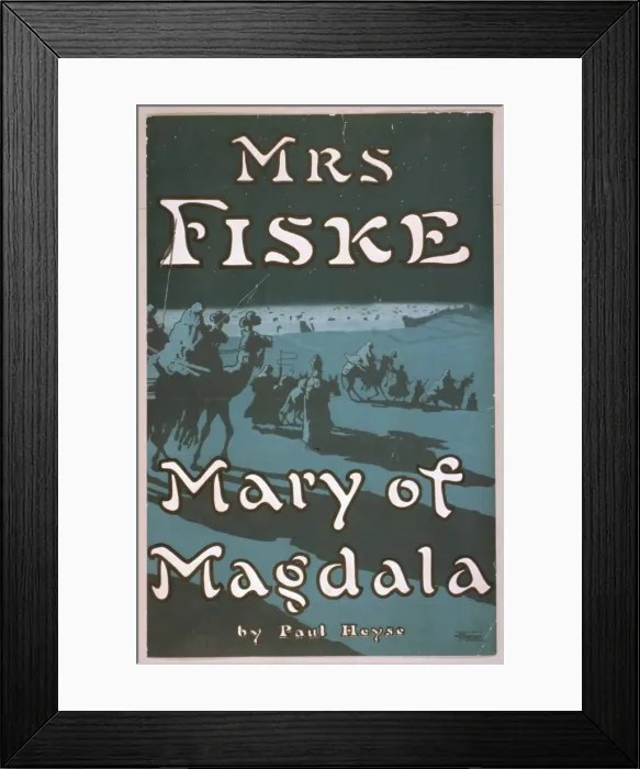 Framed Print : Mary of Magdala by Paul Heyse Framed Print : Mary of Magdala by Paul Heyse