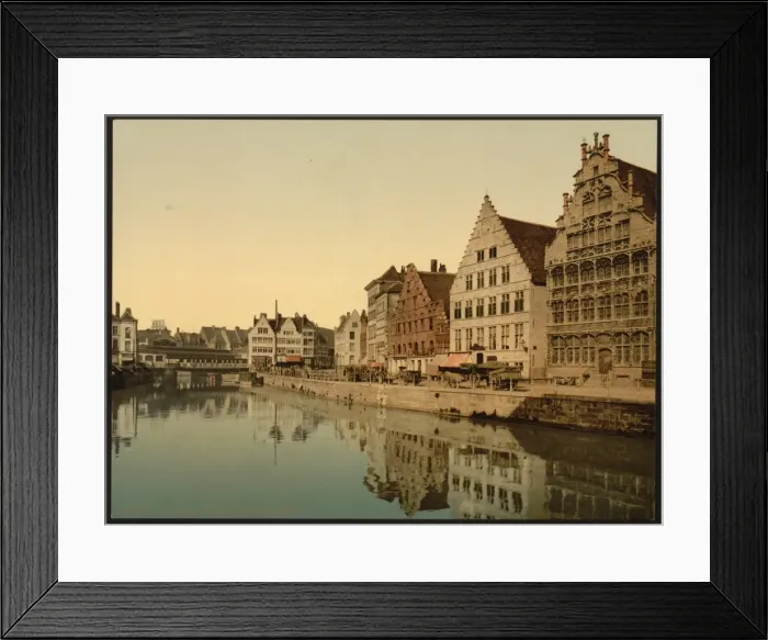 Framed Print : Boathouse, Ghent, Belgium Framed Print : Boathouse, Ghent, Belgium