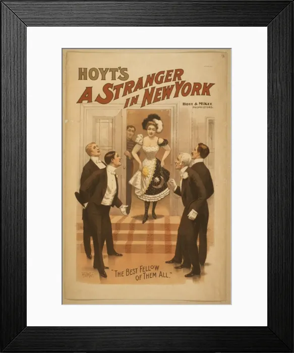 Framed Print : Hoyts A stranger in New York Framed Print : Hoyts A stranger in New York