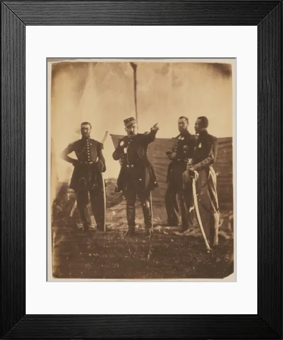 Framed Print : General Bosquet giving orders to his staff Framed Print : General Bosquet giving orders to his staff