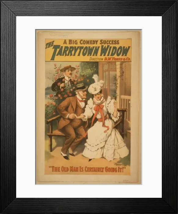 Framed Print : The Tarrytown widow a big comedy success Framed Print : The Tarrytown widow a big comedy success