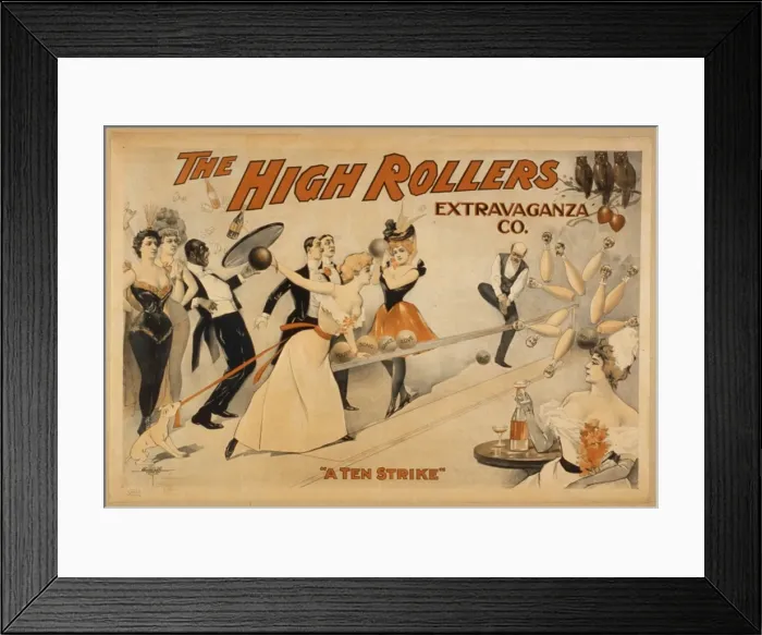 Framed Print : The High Rollers Extravaganza Co Framed Print : The High Rollers Extravaganza Co