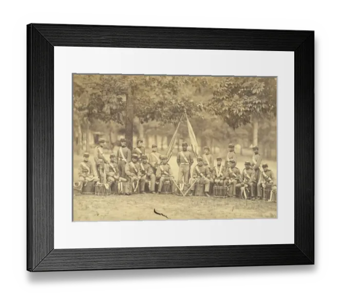 Framed Print : Drum corps, 8th New York State Militia, Arlington, Va. June Framed Print : Drum corps, 8th New York State Militia, Arlington, Va. June