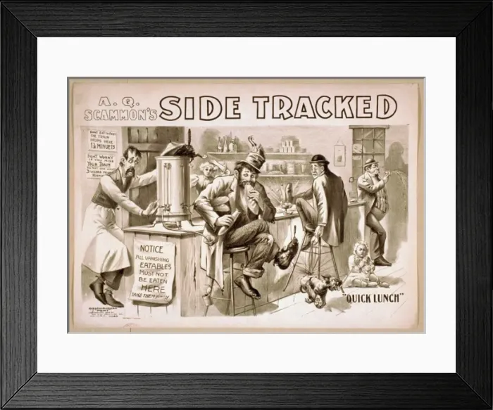 Framed Print : AQ Scammons Side tracked Framed Print : AQ Scammons Side tracked