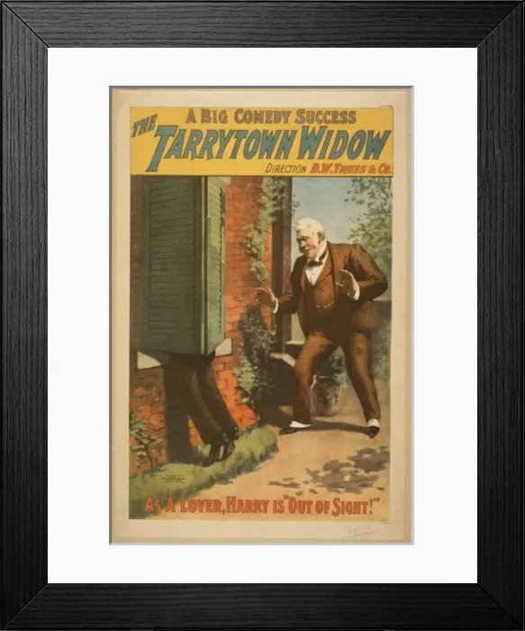 Framed Print : The Tarrytown widow a big comedy success Framed Print : The Tarrytown widow a big comedy success