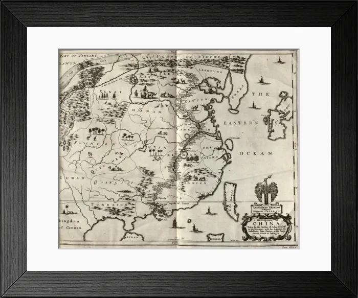 Framed Print : Map of China Framed Print : Map of China