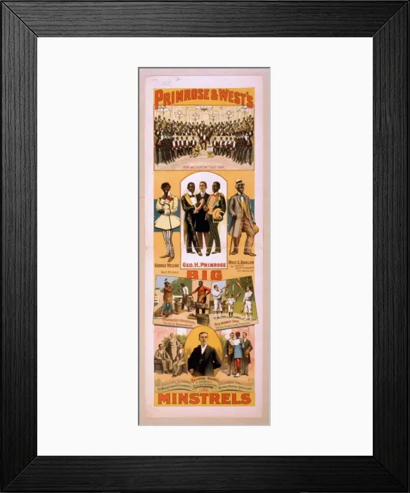 Framed Print : Primrose & Wests Big Minstrels Primrose & Wests Big Minstr Framed Print : Primrose & Wests Big Minstrels Primrose & Wests Big Minstr