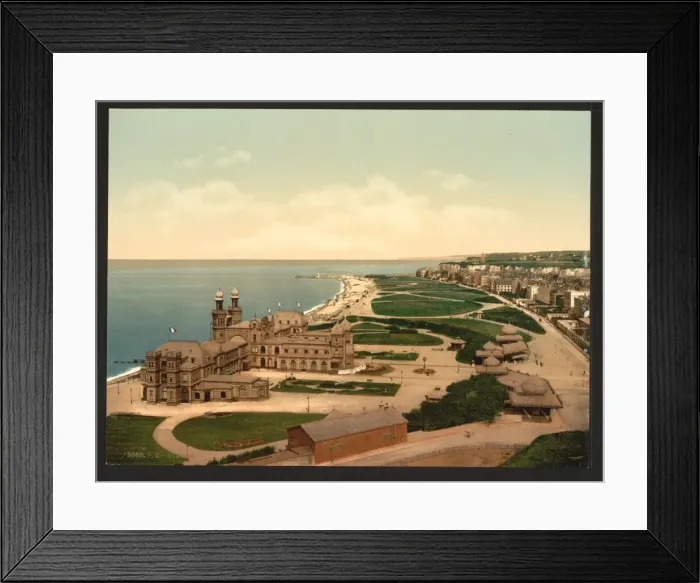 Framed Print : General view, Dieppe, France Framed Print : General view, Dieppe, France