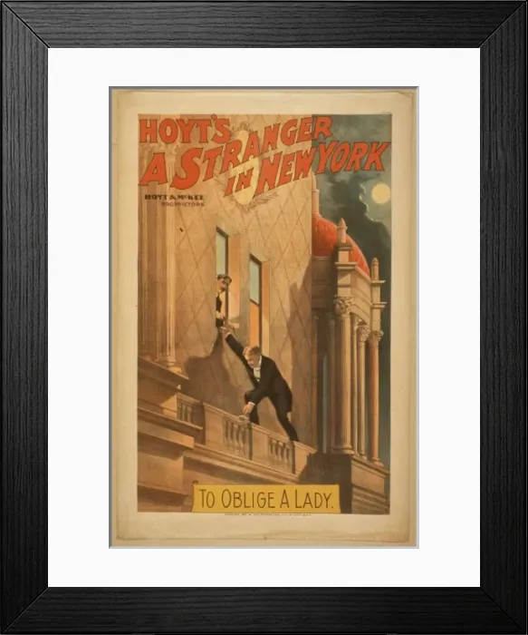 Framed Print : Hoyts A stranger in New York