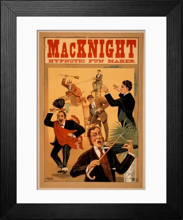 Framed Print : MacKnight, hypnotic fun maker Framed Print : MacKnight, hypnotic fun maker