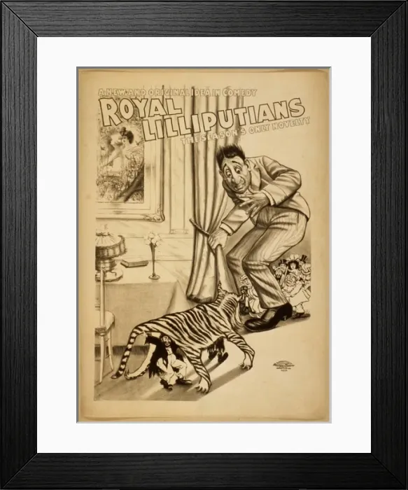 Framed Print : Royal Lilliputians a new and original idea in comedy : the s Framed Print : Royal Lilliputians a new and original idea in comedy : the s