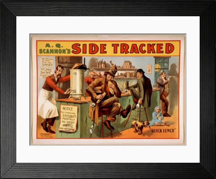 Framed Print : AQ Scammons Side tracked Framed Print : AQ Scammons Side tracked
