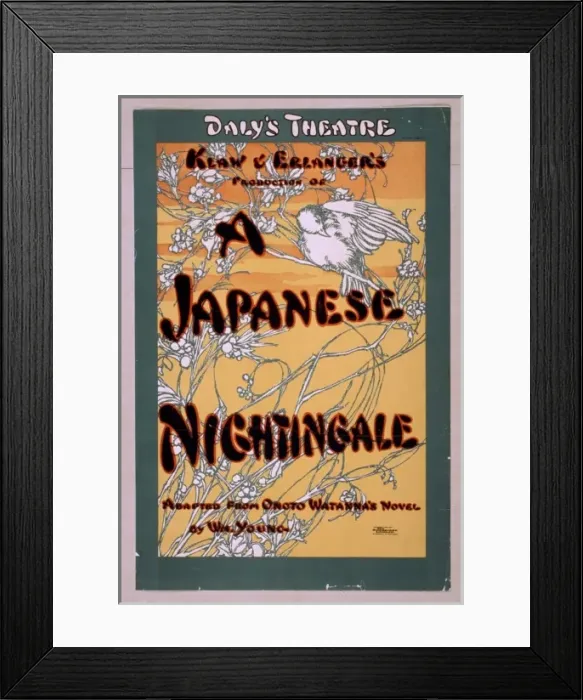 Framed Print : Klaw & Erlangers production of A Japanese nightingale adapt Framed Print : Klaw & Erlangers production of A Japanese nightingale adapt