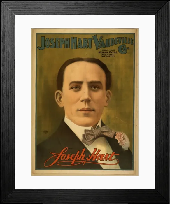 Framed Print : Joseph Hart Vaudeville Co. direct from Weber & Fields Music Framed Print : Joseph Hart Vaudeville Co. direct from Weber & Fields Music