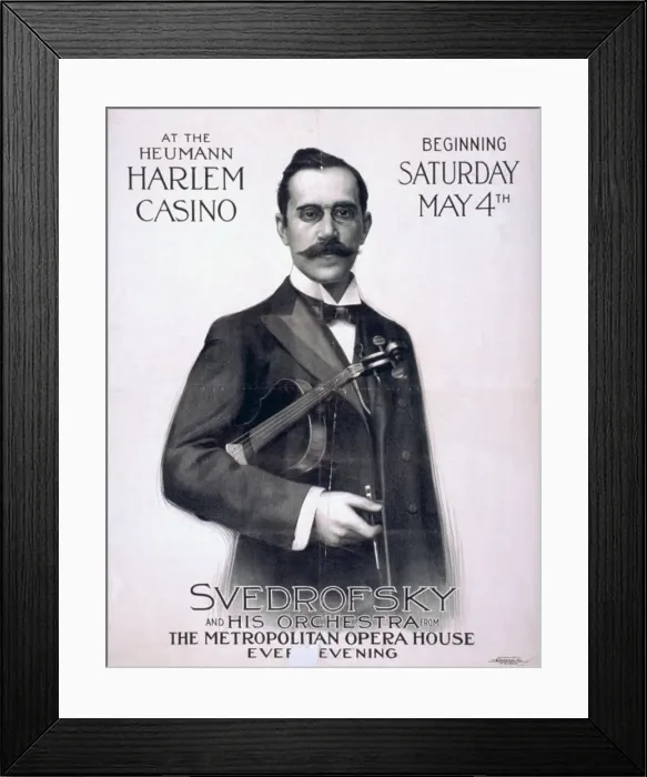 Framed Print : At the Heumann Harlem Casino beginning Saturday, May 4th, Sv Framed Print : At the Heumann Harlem Casino beginning Saturday, May 4th, Sv