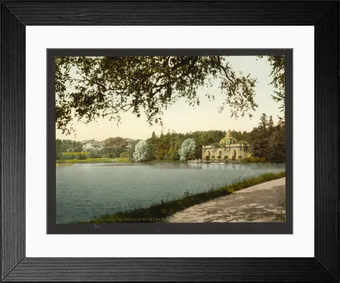 Framed Print : Pavilion and Castle, Zarskoje-Selo, (i. e. TSarskoe selo), R Framed Print : Pavilion and Castle, Zarskoje-Selo, (i. e. TSarskoe selo), R