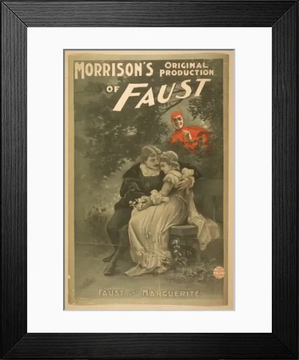 Framed Print : Morrisons original production of Faust Framed Print : Morrisons original production of Faust