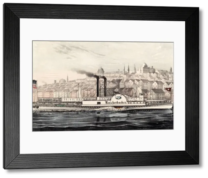 Framed Print : Steam-Boat Knickerbocker Framed Print : Steam-Boat Knickerbocker