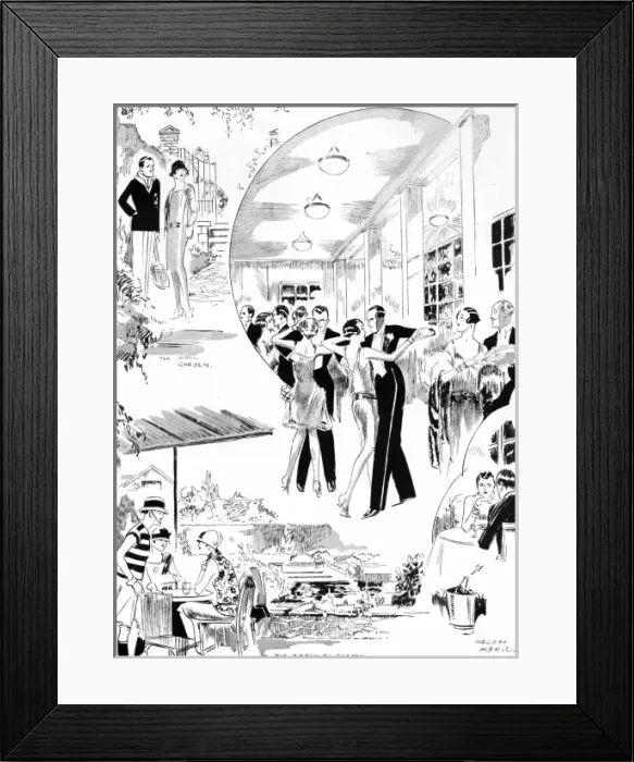 Framed Print : The Gay Round at Roehampton