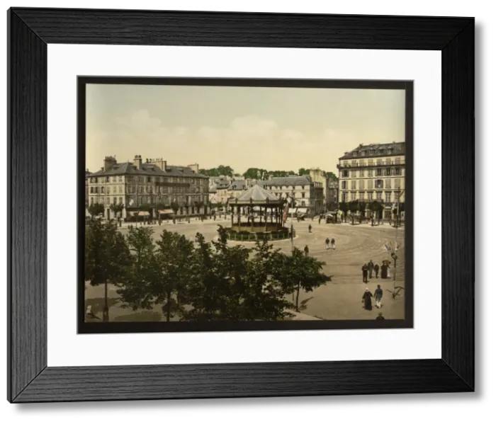 Framed Print : Place Alsace-Lorraine, Lorient, France Framed Print : Place Alsace-Lorraine, Lorient, France