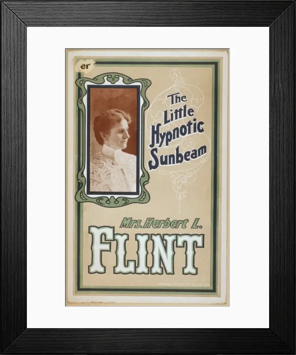 Framed Print : Mrs. Herbert L. Flint the little hypnotic sunbeam Framed Print : Mrs. Herbert L. Flint the little hypnotic sunbeam