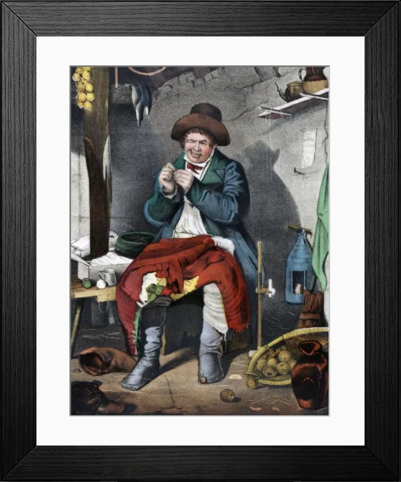 Framed Print : The Miseries of a Bachelor Framed Print : The Miseries of a Bachelor