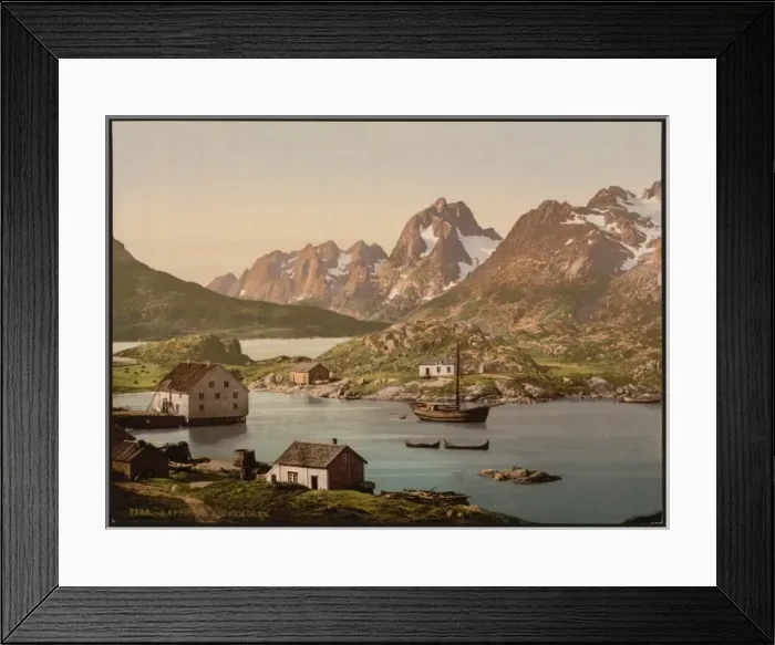Framed Print : Raftsund, Lofoten, Digermulen, Norway Framed Print : Raftsund, Lofoten, Digermulen, Norway
