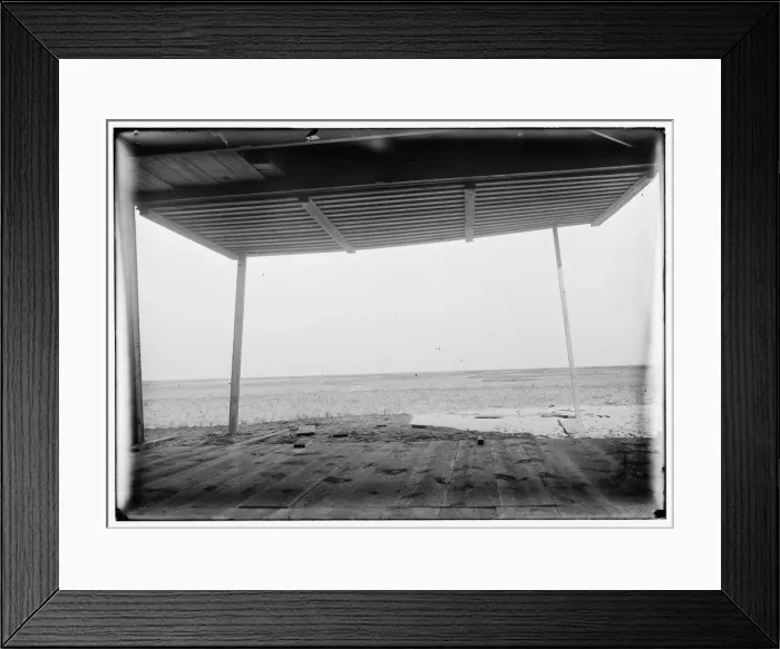Framed Print : View of Kitty Hawk from the camp building Framed Print : View of Kitty Hawk from the camp building