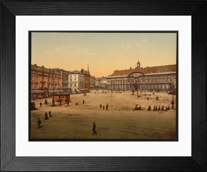 Framed Print : St. Lambert Place, Liege, Belgium St. Lambert Place, Liege Framed Print : St. Lambert Place, Liege, Belgium St. Lambert Place, Liege