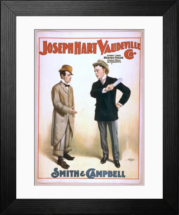 Framed Print : Joseph Hart Vaudeville Co. direct from Weber & Fields Music Framed Print : Joseph Hart Vaudeville Co. direct from Weber & Fields Music