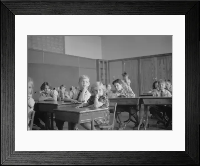 Framed Print : Greenbelt schoolroom Framed Print : Greenbelt schoolroom