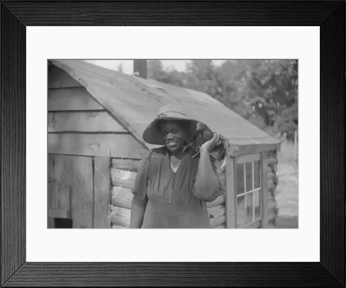 Framed Print : Pauline Clyburn, rehabilitation borrower, Manning, Clarendon Framed Print : Pauline Clyburn, rehabilitation borrower, Manning, Clarendon