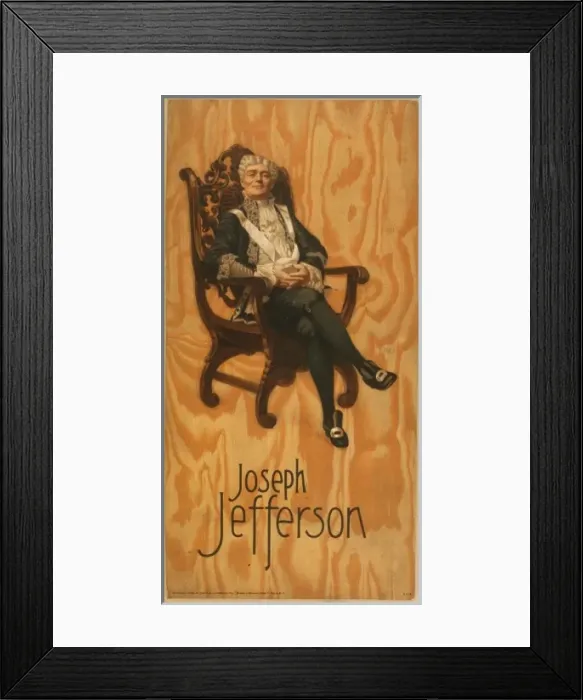Framed Print : Joseph Jefferson Framed Print : Joseph Jefferson