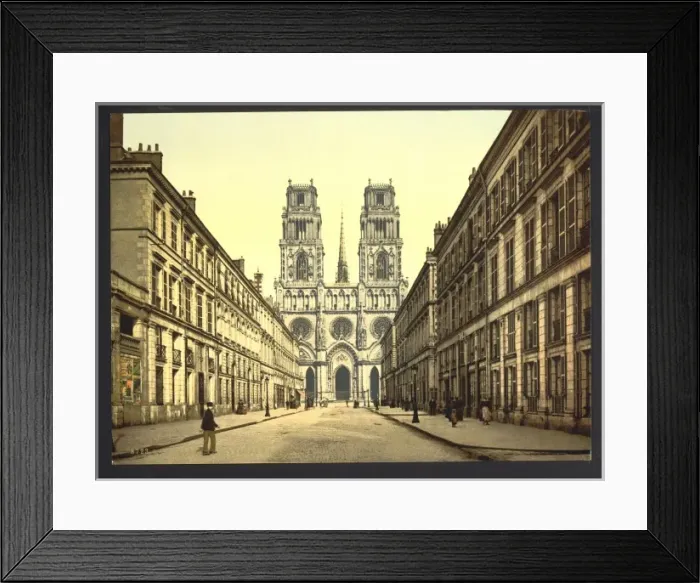 Framed Print : Joan of Arc Street, Orleans, France Framed Print : Joan of Arc Street, Orleans, France