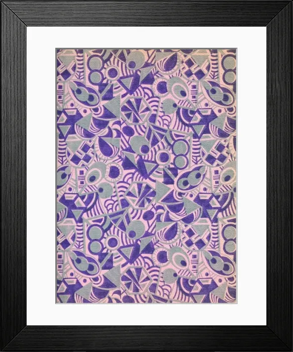Framed Print : Decorative end papers, Art Gout Beaute, 1929 Framed Print : Decorative end papers, Art Gout Beaute, 1929