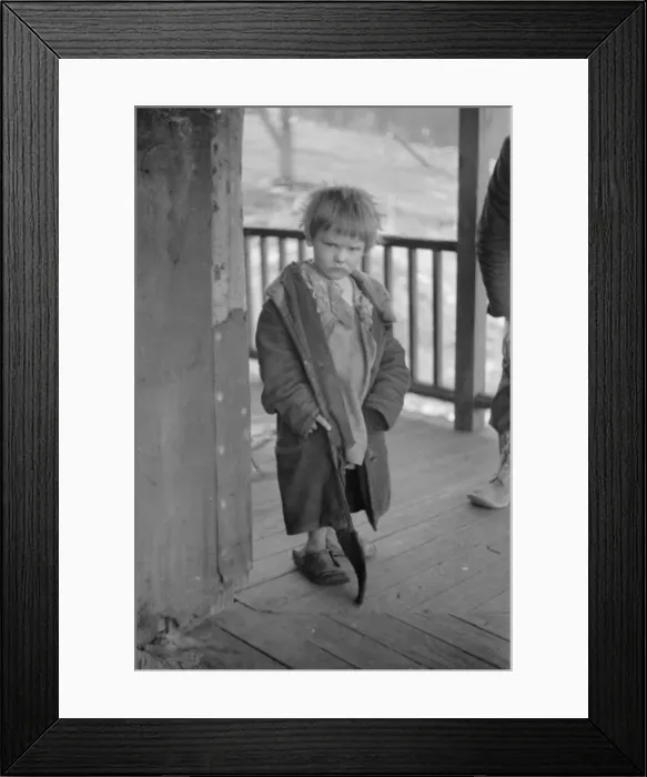 Framed Print : Daughter of George Blizzard, Kempton, West Virginia Framed Print : Daughter of George Blizzard, Kempton, West Virginia