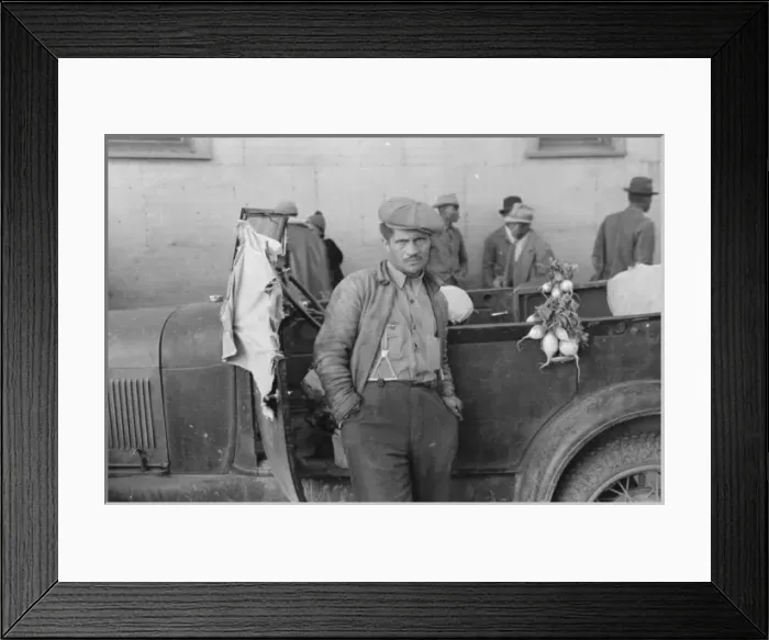 Framed Print : Vegetable vendor, Mound Bayou, Mississippi Framed Print : Vegetable vendor, Mound Bayou, Mississippi