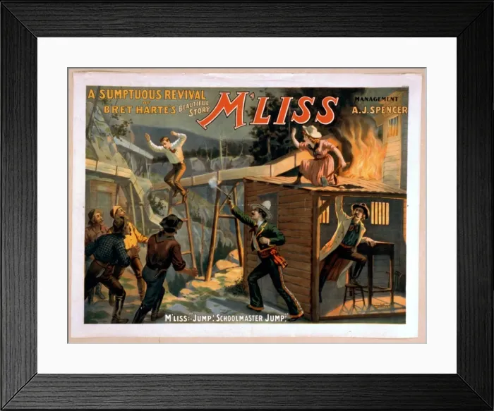 Framed Print : A sumptuous revival of Bret Hartes beautiful story, M liss Framed Print : A sumptuous revival of Bret Hartes beautiful story, M liss