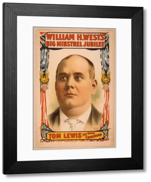 Framed Print : William H. Wests Big Minstrel Jubilee Framed Print : William H. Wests Big Minstrel Jubilee