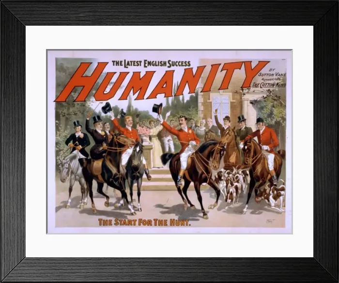 Framed Print : Humanity the latest English success : by Sutton Vane, author Framed Print : Humanity the latest English success : by Sutton Vane, author
