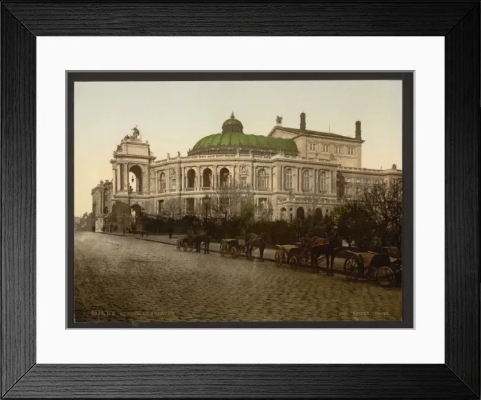 Framed Print : The Theatre, Odessa, Russia, (i. e. Ukraine) Framed Print : The Theatre, Odessa, Russia, (i. e. Ukraine)