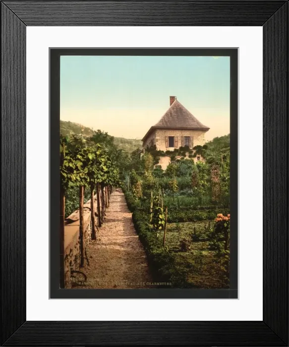 Framed Print : House of Rousseau, Charmelles, (i. e. Charmettes), Chambery Framed Print : House of Rousseau, Charmelles, (i. e. Charmettes), Chambery